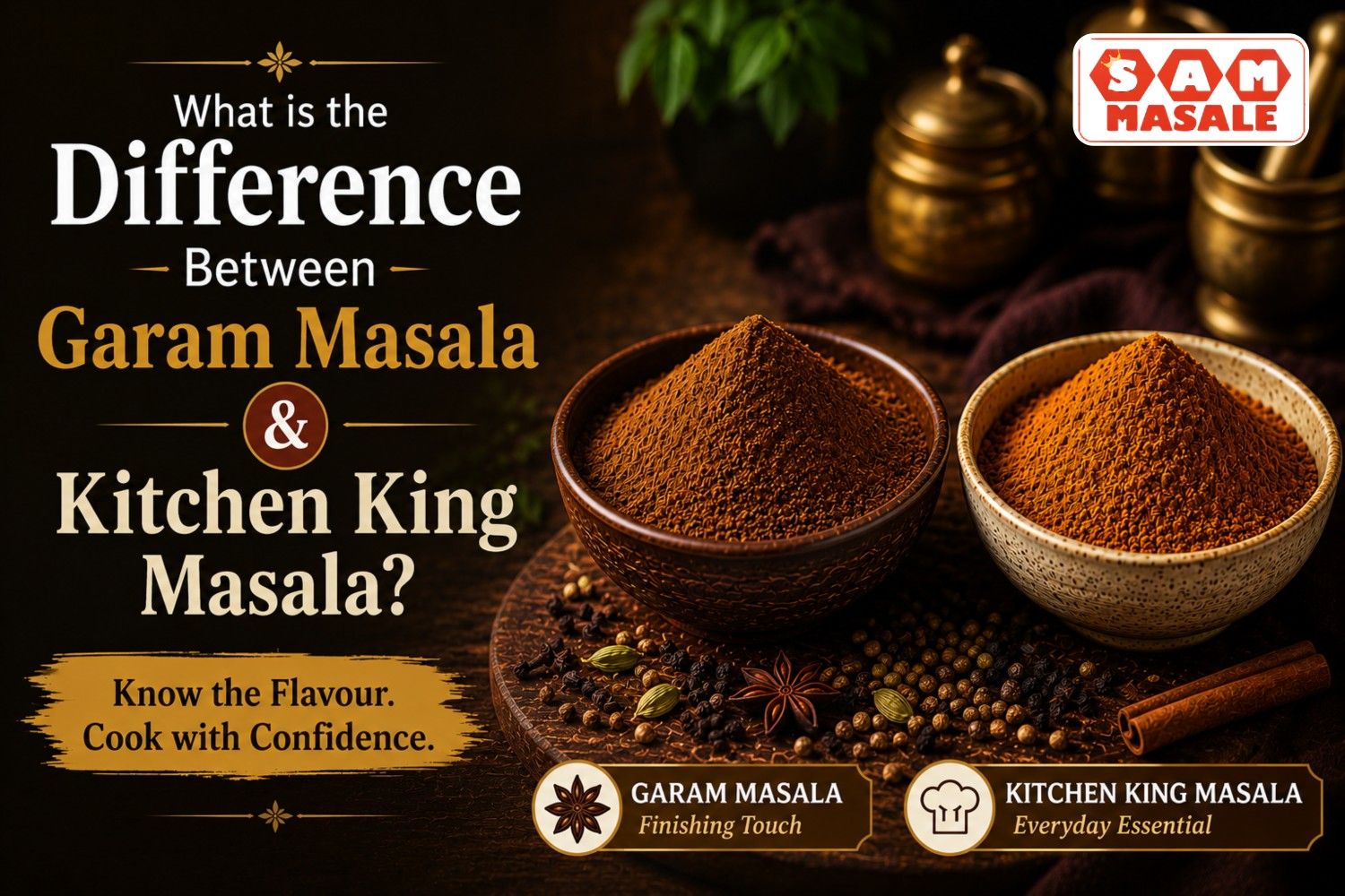 What is the Difference Between Garam Masala and Kitchen King Masala?