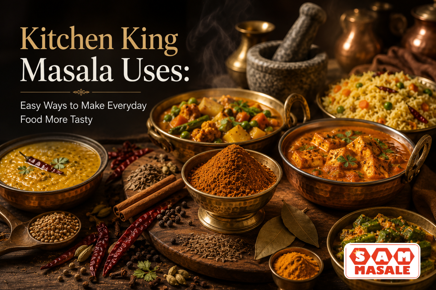 Kitchen King Masala powder in bowl