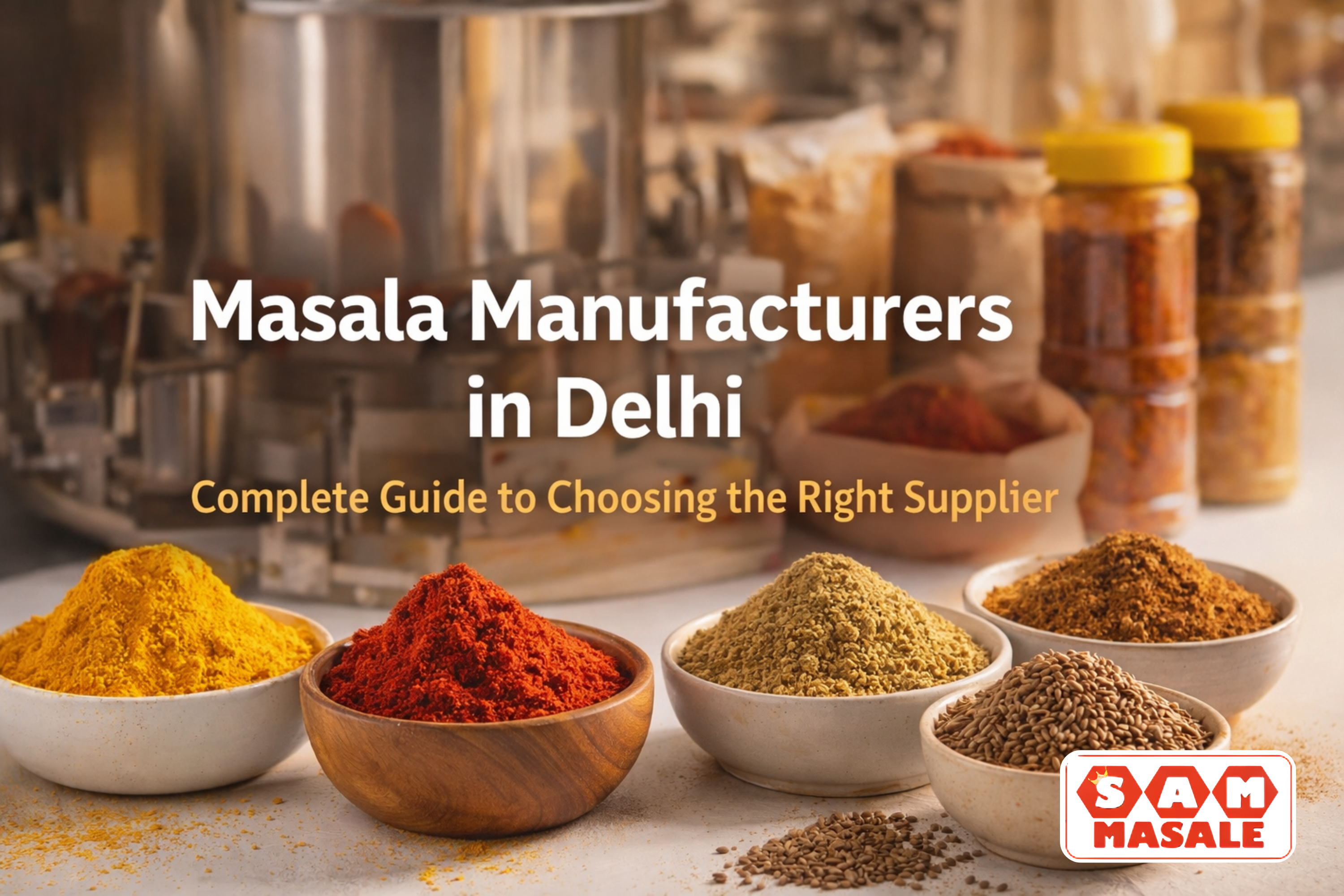 Masala Manufacturers in Delhi – Complete Guide to Choosing the Right Supplier