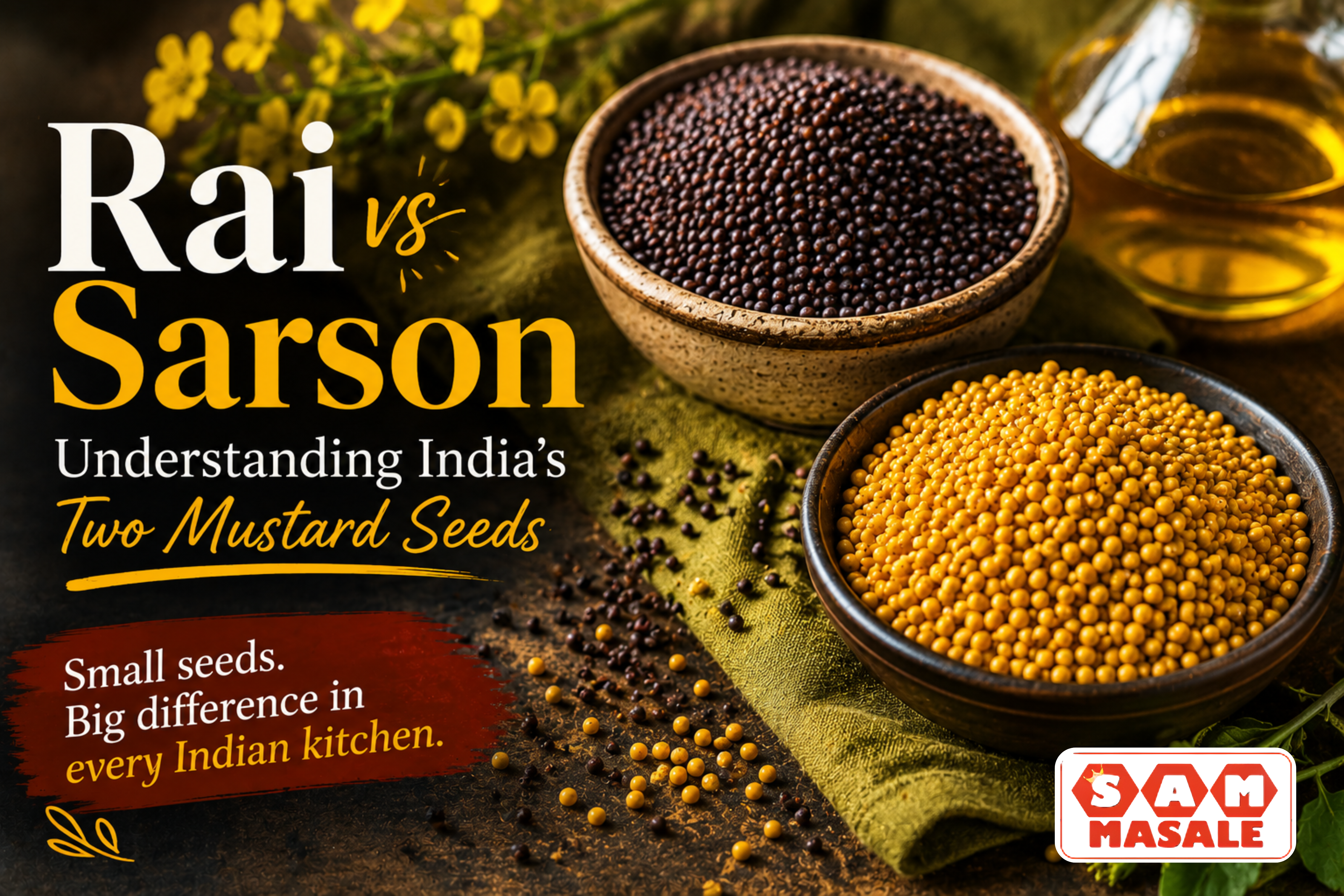 Rai vs Sarson: Understanding India's Two Mustard Seeds