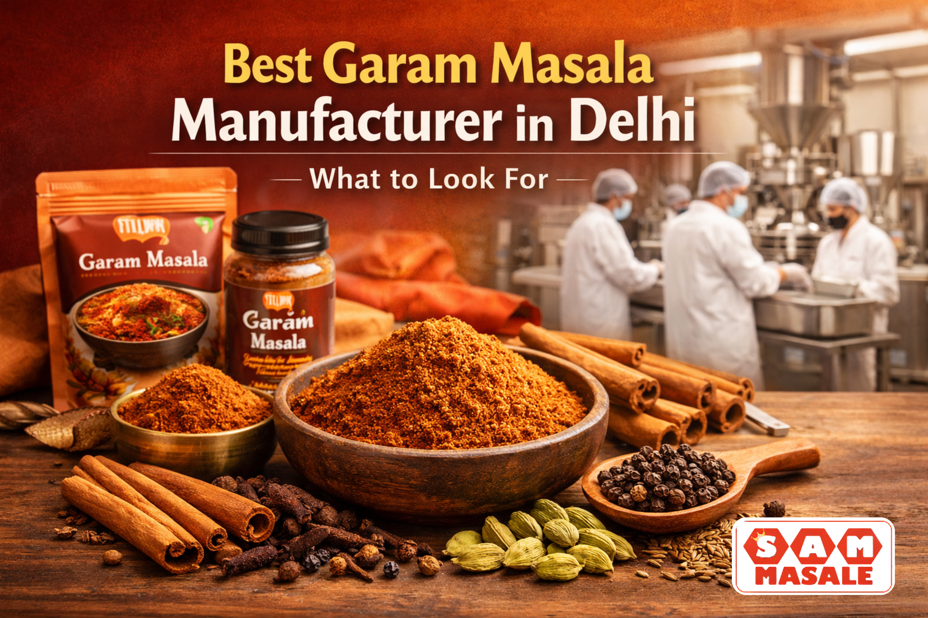Best garam masala manufacturer in Delhi producing premium spice blends