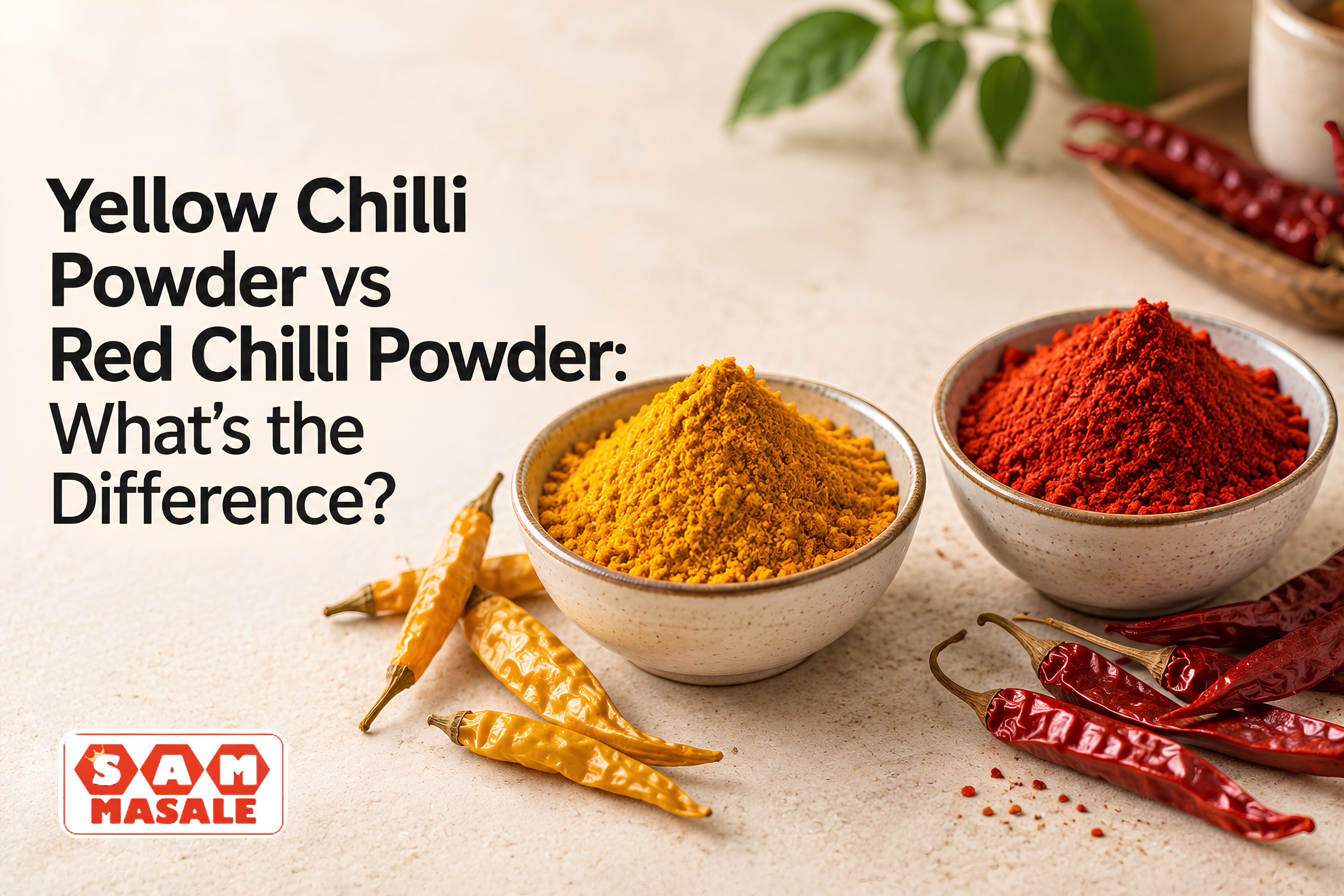 Yellow Chilli Powder vs Red Chilli Powder: What's the Difference?