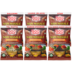  sam masale 7-in-1 Premium Whole Spice Bundle
