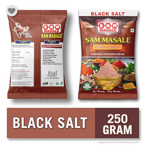 Authentic Black Salt - Kala Namak Uses & Price | SAM MASALE