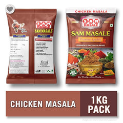chicken masala 1 kg pack front and back side