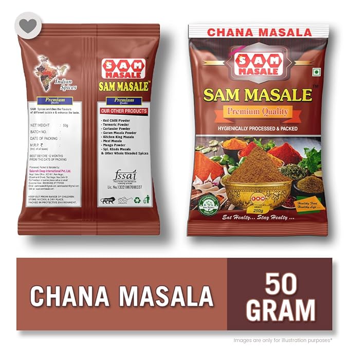 Authentic Punjabi Chana Masala Powder - Homemade Taste |SAM MASALE