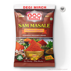 sam masale packet front side
