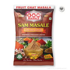 sam masale packet front  side
