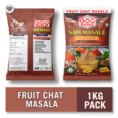 fruit chat masala 1 kg pack front and back side