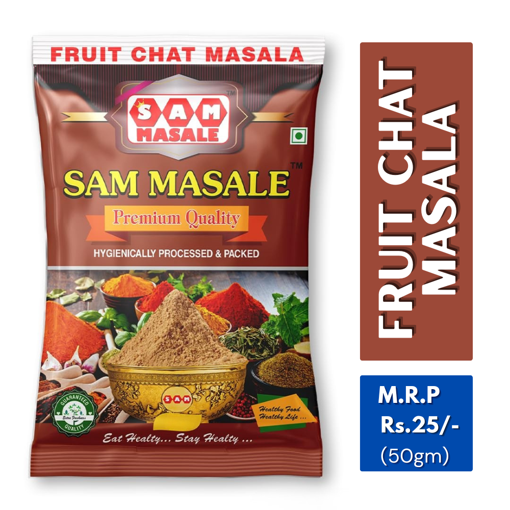 Premium Fruit Chaat Masala - Tangy Seasoning | SAM MASALE