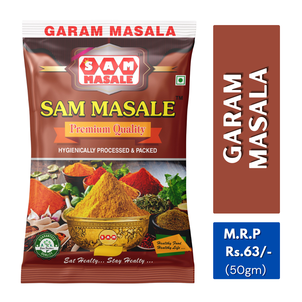 Best Garam Masala in India - Spice Blend Packet | SAM MASALE