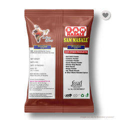 sam masale packet back side

