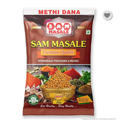 sam masale packet front  side
