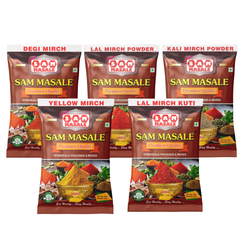 sam masale Premium Chilli Variety Combo pack of 5