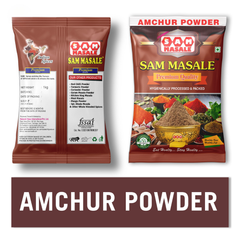 amchur power  packet front and back side 