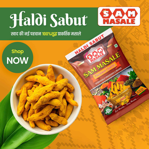 Sangli Haldi | Natural Turmeric Powder | No Additives | No Preservatives | Premium Haldi Sabut | Best Turmeric Powder