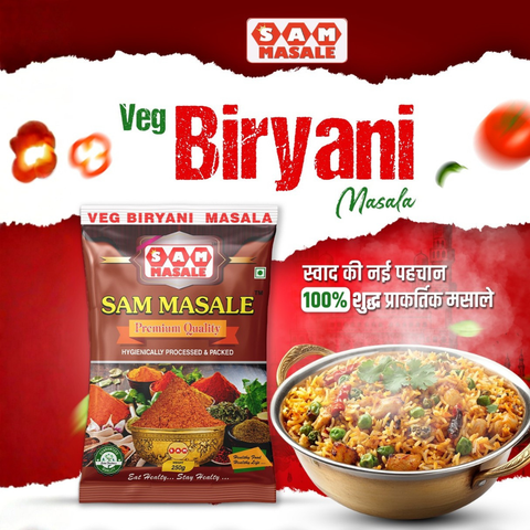 veg biryani masala statatic creative 